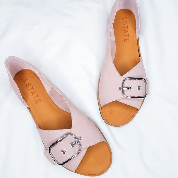 1. State Shoes - 1.State camdyn buckled leather sandals